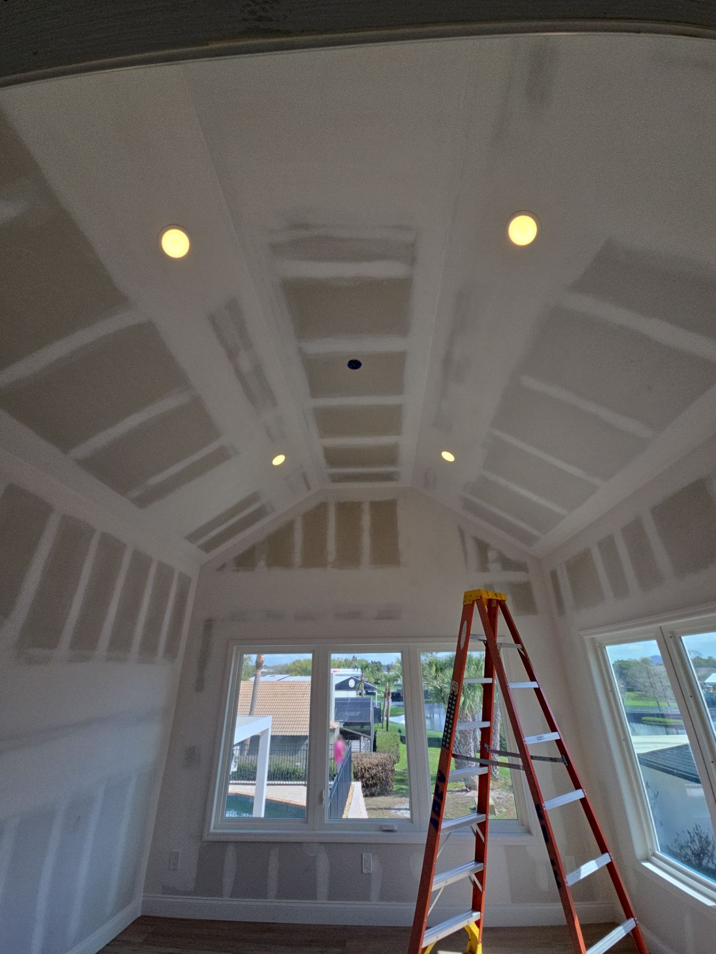 Lights on ceiling